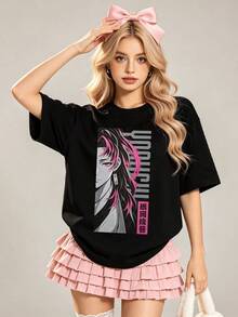 Women T-Shirts - 黑色 - 查看 1