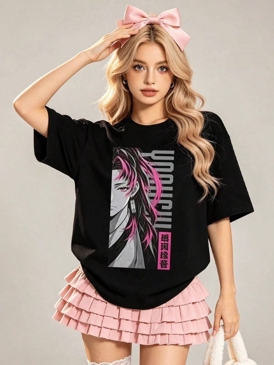 Women T-Shirts - 黑色 - 查看 1