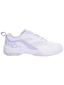 KUMPOO Men's Training Shoes Low-Top Anti-Slip Cushioning Lightweight Daily Sports Shoes KHR-D16 - White/Light Purple - View 6