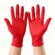 Powder-Free Disposable Nitrile Gloves, Size: S, M, L, XL, Durable Household Cleaning Gloves, Suitable For Kitchen, Bathroom, Cleaning, Food Handling, Tattoo, Beauty, Hair Dye, Pets, Beauty Salon, Cleaning Supplies, Small Household Appliances And More (Black, Dark Pink, Blue, White, Dark Purple, Light Pink, Light Green, Light Purple, Transparent) (No Packaging Box) 4/100/300Pcs - Multicolor - View 10