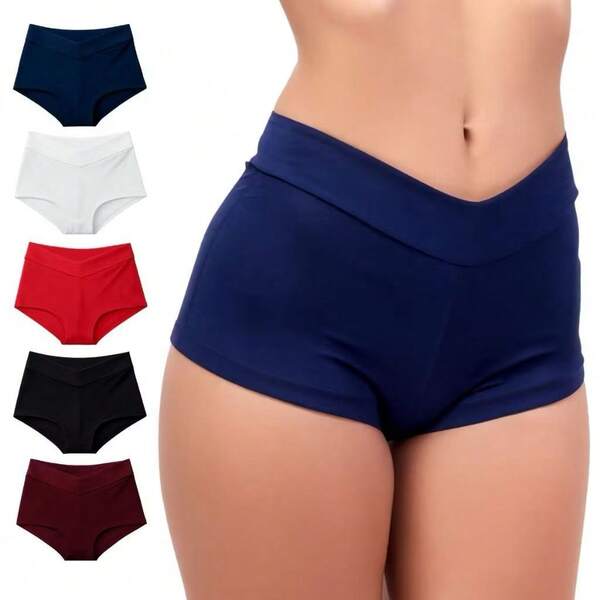 Kit 3 Shortinhos Cueca Boxer Feminina Anágua Microfibra Conforto Com Forro de Algodão Academia Fitness