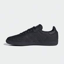 adidas originals Samba Shiny Pack 百搭舒適 低筒 板鞋 男女同款 黑色 - 黑色 - 查看 2