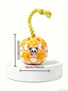 Durable Squeaky Dog Toy - Interactive Self-Play Chew Ball, Relieves Boredom And Releases Energy; Soft Plush Material, Suitable For Small Dogs (E.G., Teddy, Bichon); Perfect Pet Gift For Halloween, Christmas, Easter, Father's Day - Multicolor - View 8