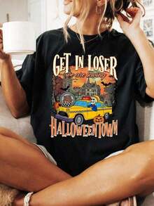 Women T-Shirts - 黑色 - 查看 7