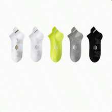 1/5/10 Pasang Kaos Kaki Pendek Olahraga Unisex Musim Semi/Panas, Kaos Kaki Lari Kebugaran Harian, Kaos Kaki Jaring Bernapas dan Menyerap Guncangan - MultiWarna - View 4
