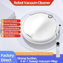 Robot Vakum 2-in-1, Daya Hisap 2800Pa & Robot Pel, Mendukung Aplikasi dan Kontrol Jarak Jauh, Pengisian Daya USB, Mesin Pembersih Otomatis Sepenuhnya, Cocok untuk Lantai Keras, Karpet Pendek, dan Bulu Hewan Peliharaan - MultiWarna - View 11