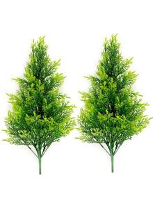 2/1pc Artificial Pine Tree Greenery, Realistic Trunk And Needles, Green, Suitable For Landscape Garden, Entrance, Backyard, Patio, Dining Table Decor, Easter, Christmas, Mother's Day, Bridal Shower And Various Occasions, No Pot Needed, All Season. Now Trending! - Multicolor - View 8