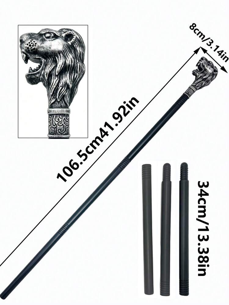1件 105-112cm 萬聖節逼真蛇頭骷髏獅頭龍頭鷹頭國王權杖手持權力武器服裝道具 塑料材質動物手杖 混搭風格 適用於萬聖節節慶派對表演服裝道具 日常拍照道具 - 多色-手工刷漆每個都不一樣 - 查看 20