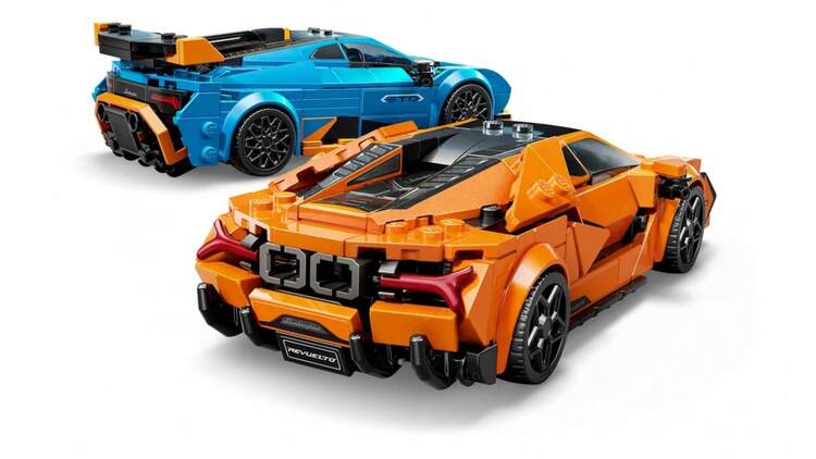LEGO Speed Champions Lamborghini Revuelto & Huracan STO (77238) - Multicolor - View 6