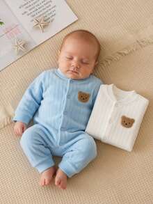 Nika Baby Baby Lullaby Romper Kit - Baby Blue - View 1