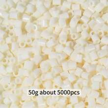 5000顆迷你熔珠 2.6mm 微型熔珠 DIY 燙貼珠 Perler 珠 Fusion 珠 燙貼珠玩偶，適用於珠寶製作、像素藝術燙貼耳環、手工玩偶吊飾、裝飾飾品 - 多色 - 查看 27
