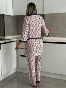 ❤️ 3-Piece Women's Lace-Trimmed Pajama Set – - White - View 3