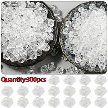 200-300顆 6/8mm 彩色透明雙尖塑膠散珠，DIY珠寶製作配件，適用於項鍊與手鍊 - 塑膠 - 查看 18