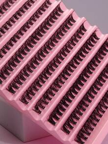 High-Rated 200 Clusters 30D Cat-Eye False Eyelashes, 10-16mm Mixed Length, D Curl. DIY Natural Fluffy Dense Effect, Cost-Effective Eyelashes. Beginner-Friendly, Reusable. Suitable For Daily, Party, Stage Performance Or Holiday Makeup - DD - View 6