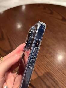 Casing Pelindung Belakang Ultra Tipis Anti Guncangan Anti Gores Anti Benturan Kompatibel dengan iPhone 17 Air 16 15 14 Plus 13 12 11 XR XS X 7 8 Pro Mini Pro Max - Clear - View 10