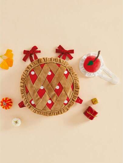 Disfraz de Baby Cookies con lazo reversible para fiesta de Halloween de niño/niña