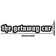 汽車貼紙 The Getaway Car－乙烯基貼紙，適用於汽車、筆記型電腦、水壺等，汽車配件貼紙 - 逃跑 - 查看 4