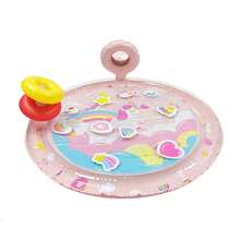 1pc Round Inflatable Water Play Mat With Mirror, PVC Material Toddler Water Play Mat, Encourages Activity And Sensory Development, Suitable For Infants - Multicolor - View 12