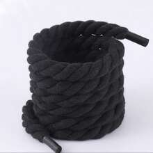 10/5/1pc Candy Color Round Rope Shoelaces, Approx. 8mm Diameter, #1 Decorative Shoelace Replacement, Suitable For Decorating Canvas Shoes, Ice Skates And Sneakers - Twisted Shoelaces - View 6