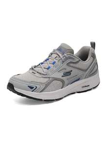 Skechers 男士跑步鞋 GO RUN CONSISTENT 舒適日常戶外運動跑步鞋 220034-GYBL - 灰色/藍色 - 查看 10