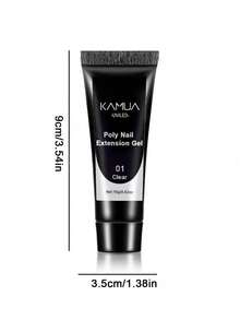 KAMUA Set Poly Gel 3 Warna Netral Tahan Lama Tampilan Alami Dapat Dilapisi dan Diperkuat Cocok untuk Salon, Rumah, dan DIY Kuku 15g Bening/Putih Susu/Merah Muda Lembut - MultiWarna - View 4