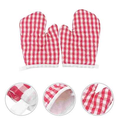Guantes de Horno para Niños, Aislantes del Calor y Anti-Quemaduras, Ideales para Hornear y Hacer Barbacoa, Regalo Perfecto para Niños que Aman Hornear