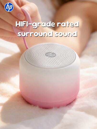 HP Wireless Speaker, Dopamine Color Speaker, Portable Outdoor, Supports TF/Flax Driver Data Reading, Wireless Speaker, Wireless 5.3, Shocking Bass - Charging Speaker Can Achieve Higher Volume And Longer Battery Life