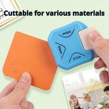 3-In-1 Multifunctional Corner Rounder, R4 Corner Cutter Tool, Paper Photo Corner Rounder, Laminated Corner Trimmer, Card Angle Cutter, Effortless Punching And Cutting Tool, Suitable For Cards, Photos, DIY Crafts, Can Cut Straight And Round Corners, School Supplies, Christmas Gift, Stationery Back To School, Back To School, School Supplies - A - View 3