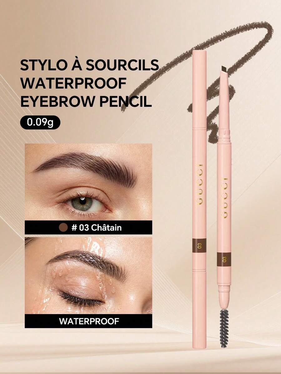 Gucci 防水眉筆 0.09g-淨重 0.003 O.Z. - Sourcils Waterproof Eyebrow Pencil- 03 - Chatain-0.09g - 查看 1