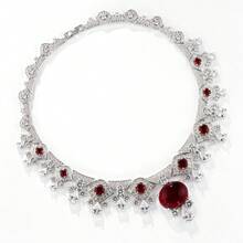 1 Set Fashion Women's Jewelry Set, Cubic Zirconia Inlaid, Earrings, Necklace, Suitable For Women/Brides, Festivals/Parties, Weddings/Banquets, Gifts - Jewelry Set - View 11