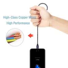 Kabel Pengisian Cepat (Bersertifikasi MFi) Kompatibel dengan iPhone, Kompatibel dengan iPhone 14/13/12/12 Pro Max/11/Xs Max/XR/X - MultiWarna - View 3