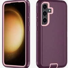 Anti-Drop Anti-Shock Anti-Wear Full Body Protection Phone Case, Durable And Sturdy, 3-In-1 Protective Case Compatible With Iphone, Galaxy And Other Phones - Wine Pink - View 59