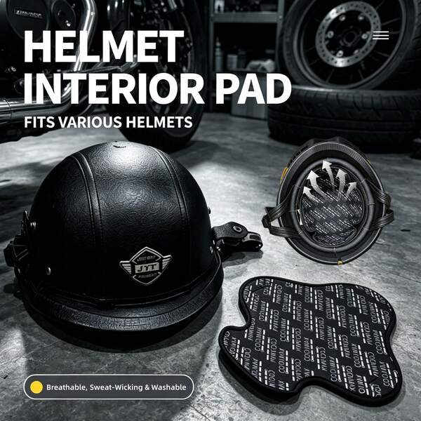 1pc Universal Detachable Helmet Inner Lining Pad