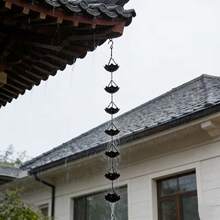 High-Quality Metal Rain Chain, Suitable For Outdoor Roof Drainage, Decorative Rainwater Drainage Chain, Suitable For Garden, Patio, Balcony And Eaves - Small Umbrella Rain Chain - View 6