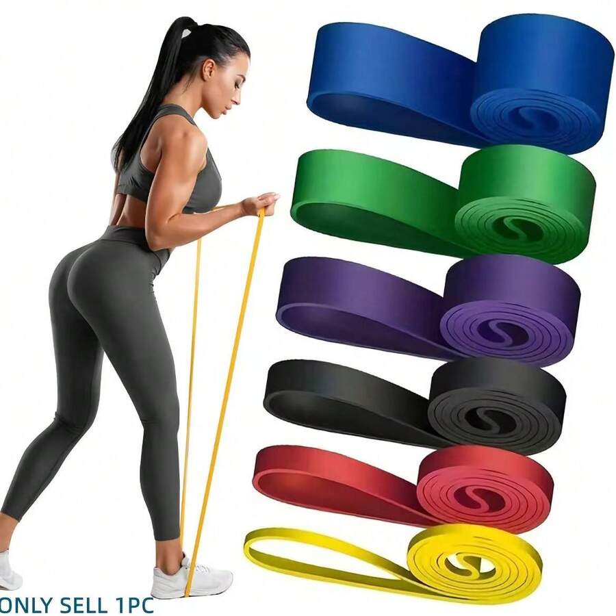 3 Different Tension Strength Resistance Bands, Training Elastic Bands Set, Home Workout Stretching Bands, Full Body Exercise Suitable For Men And Women, Gym, Home Workout And More - A - View 1