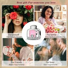 1pc Silver-Plated Pink Tone Cute Hollow Bead, Bow Elephant, Camera Koala, Donut Rabbit, Rhinestone Toaster, Soft Pink Enamel With Colorful Zirconia, Suitable For Bracelet Necklace, Handmade DIY Jewelry, Girly Cute Style Holiday Gift Accessory - Multicolor - View 11