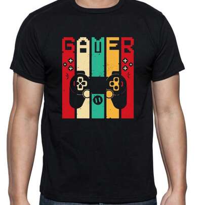 Linda Camisa Jogos Gamers 100% Algodão Adulto