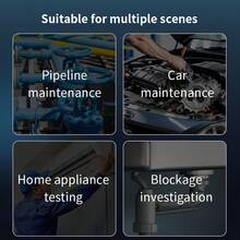 5M Android Endoscope Camera With 6 LED Lights,7mm Lens USB-Powered Soft Cable,For Smartphones/ Computer Lets, OTG Required - Adjustable Height For Home, HVAC, Plumbing, Automotive Inspection Heavy-Duty Industrial Endoscope Camera, Endoscope For Phone - E310 - View 9