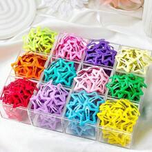 10/30/50/100pcs Colorful Star Hair Clips, Suitable For Teen Bangs & Side Hair, Fashion Versatile Hair Accessories For Outings, Best Gift For Teen - Multicolor - View 4