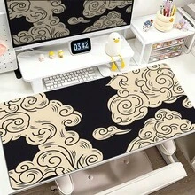 YUFZX 1pc Extra Large Extended Moonlit Starlight Lily Flower Sea Pattern Mouse Pad, With Non-Slip Rubber Bottom And Stitched Soft Cloth Material Keyboard Pad. Quiet Night Sky Healing Floral Landscape Aesthetic With Non-Slip Rubber Bottom And Stitched Soft Cloth Material Keyboard Pad, Suitable For Gaming, Home Office And Learning Scenarios. - View 22