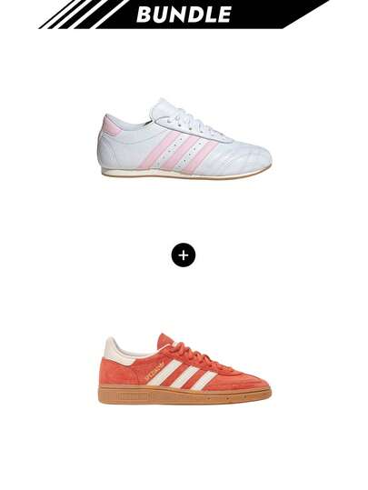 Adidas [Pachet] Pantofi damă 70S 2.0 Cloud White/Clear Pink/Gum JS0306 + Pantofi unisex 72 RS Handball Spezial Preloved Red / Cream White / White IG6191
