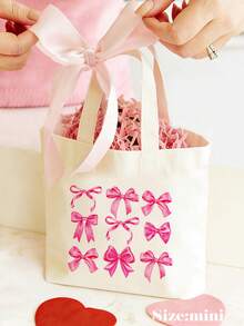5/10pcs Mini/S/M/L Size Reusable Cute Rabbit Bow Heart Pattern Canvas Gift Bags Party Favor Bags Set, Birthday Party Kids Theme Party Gift Bags Baby Shower Back To School Graduation Party Theme Party Thanksgiving Christmas Anniversary Party Gift Packaging Bags Essential - View 32