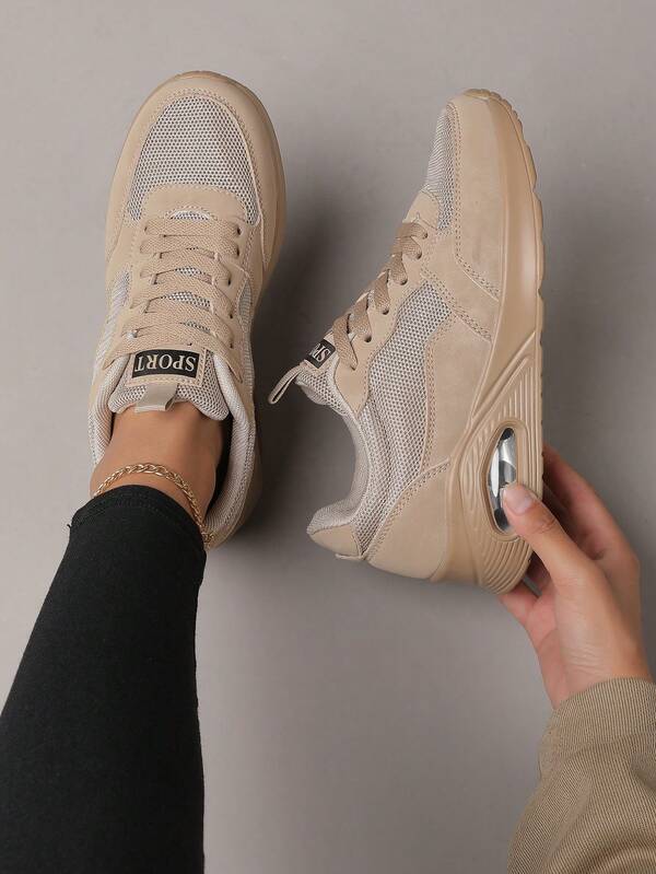 Fashion Women's Shoes, Air Cushion Shock Absorption, Breathable Upper, Invisible Height Increase, Comfortable Air Cushion, Versatile With Jeans, Casual Wear, Women's Sports Shoes, Suitable For Evening Parties, Dates, Commuting, Shopping, Travel, Daily Outfits And More