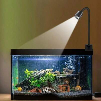 USB Aquarium Light, Zoom South American Spotlight, Goldfish Tank Focused Clip-On Light, Aquarium Landscaping Light, 5V Aquarium Spotlight, Coral Light, Large Aquarium Light, Dimmable Aquarium Light