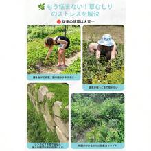 草取り道具 雑草取り器具 30CM 40CM 草刈りレーキ 草刈り道具 雑草抜き 草抜き 道具 作業用手袋付き 庭/芝生/農場/植栽/除草/園芸用ツール (40cm) - 40cm - チェックする 2