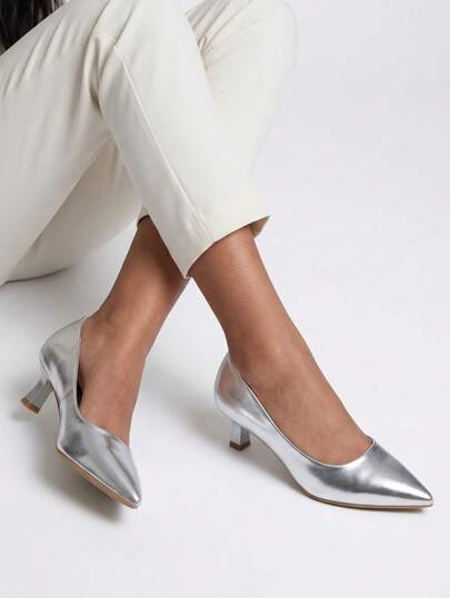 Comfortable High-End Plus Size Pointed Toe High Heel Women Shoes
