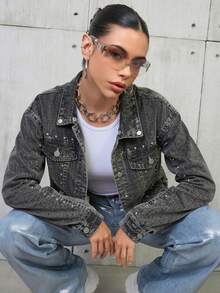 Women Jackets - Grey - View 3