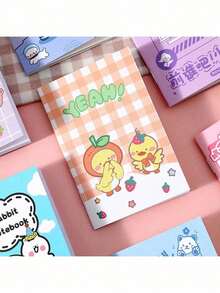 10PCS/Cute Mini Pocket Notebooks For Back To School Season, Cartoon Animal And Floral Pattern Exquisite Diary, Portable Memo Notebook, Suitable For Teenagers, Students, Office Stationery And Daily Note Pads - Multiple Styles - View 5