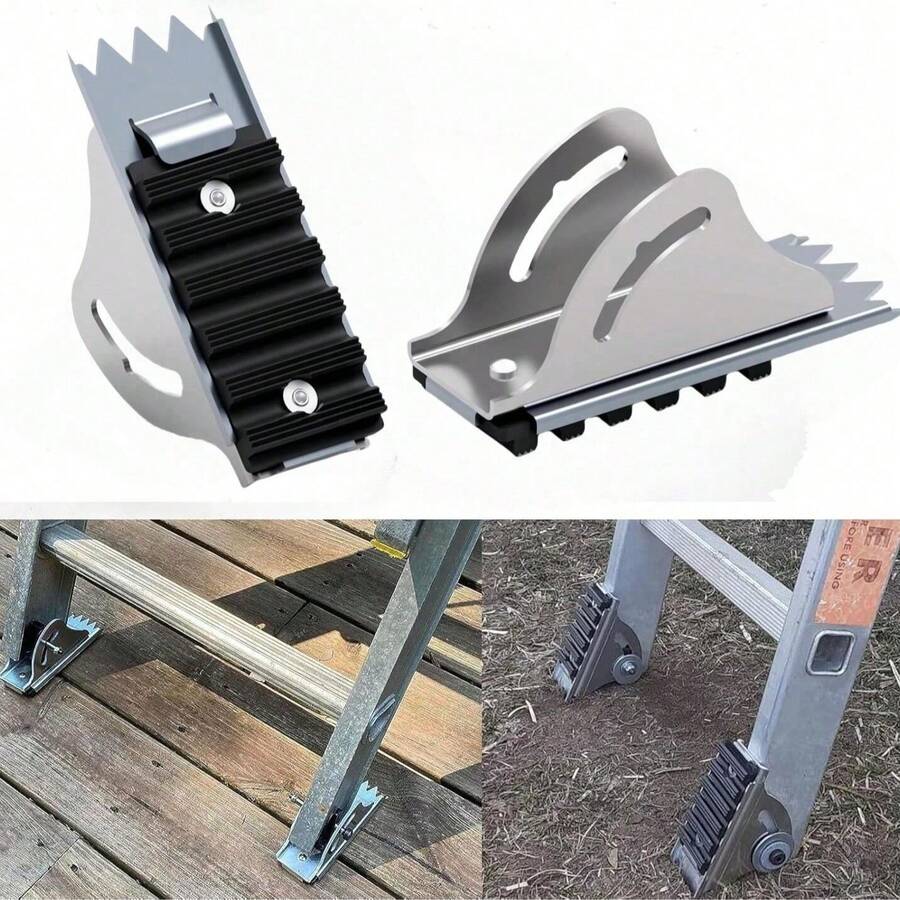 Anti‑Slip Rubber Feet Pads For Extension Ladders, Wear‑Resistant Ladder Leg Caps, Universal Replacement Parts For Aluminum Ladders, Ideal For Household And Construction Maintenance, Skid‑Proof Design Strengthens Stability During Operation - A - View 1