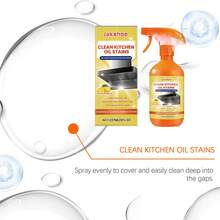jakehoe 1pc/120ML/237ML Powerful Kitchen Degreaser Cleaning Spray, No Disassembly Required, One Spray To Remove Heavy Oil, Lemon Scent To Eliminate Odors, Heavy Oil Stains & Daily Oil Residue One-Stop Cleaning, Home Cleaning Essential - Liquid - View 7